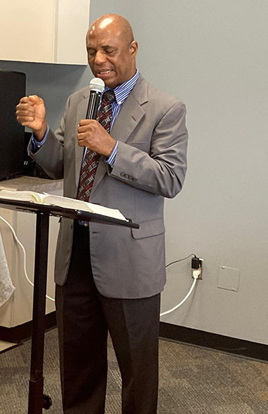 Pastor Ade Preaching Sermon